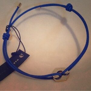 Marc Jacobs Blue Bracelet with Gold Accent